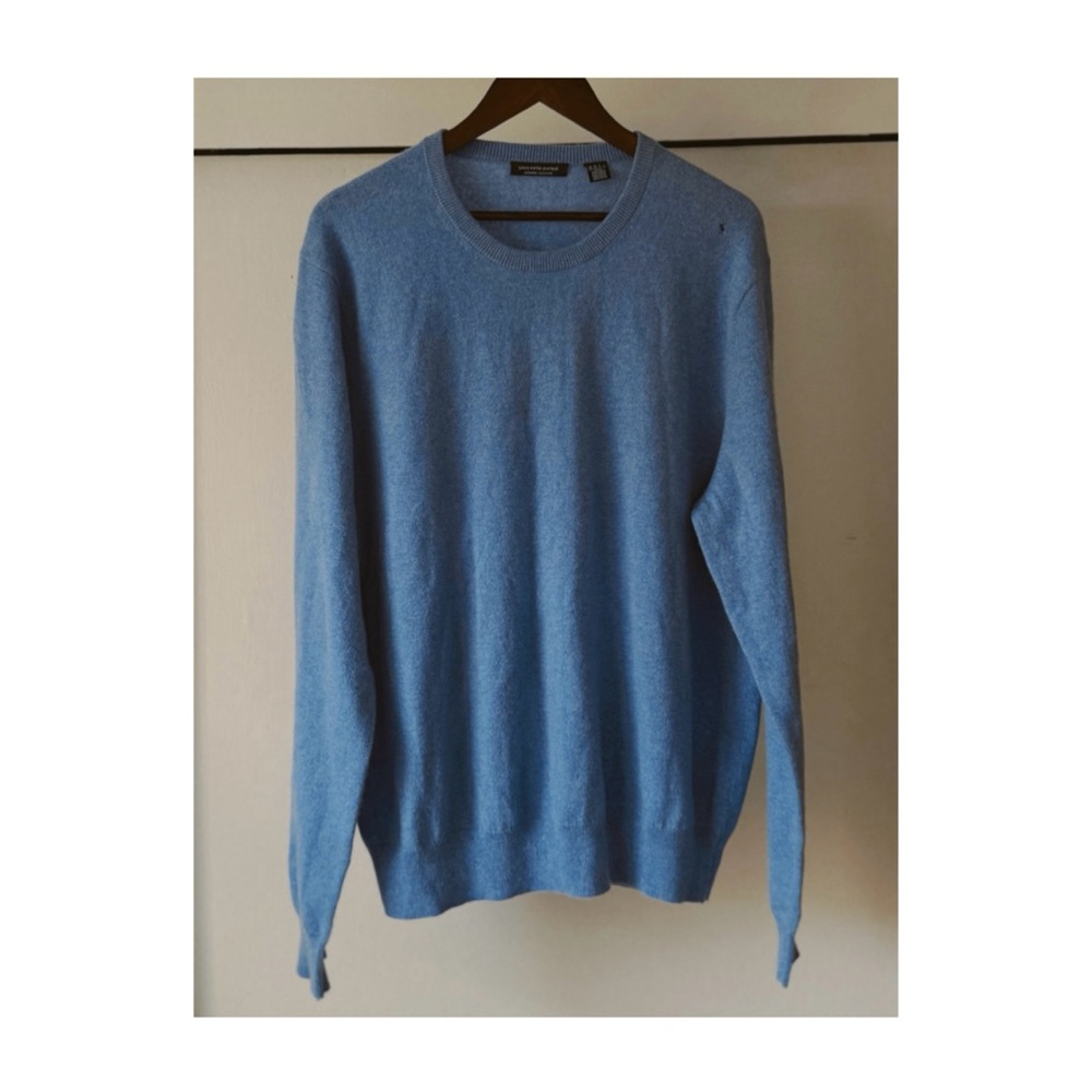 Saks Fifth Avenue Blue Crewneck Sweater